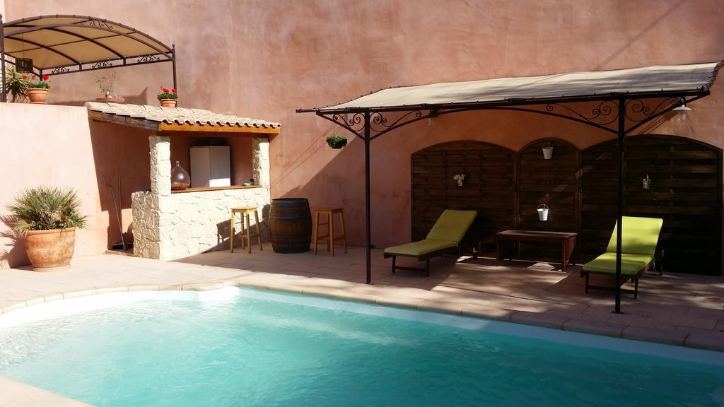 Les Portes Du Soleil Bed & Breakfast Capestang Ngoại thất bức ảnh
